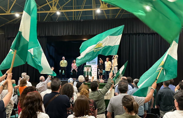 Ahora Andalucía llena en su primer acto de campaña en Sevilla